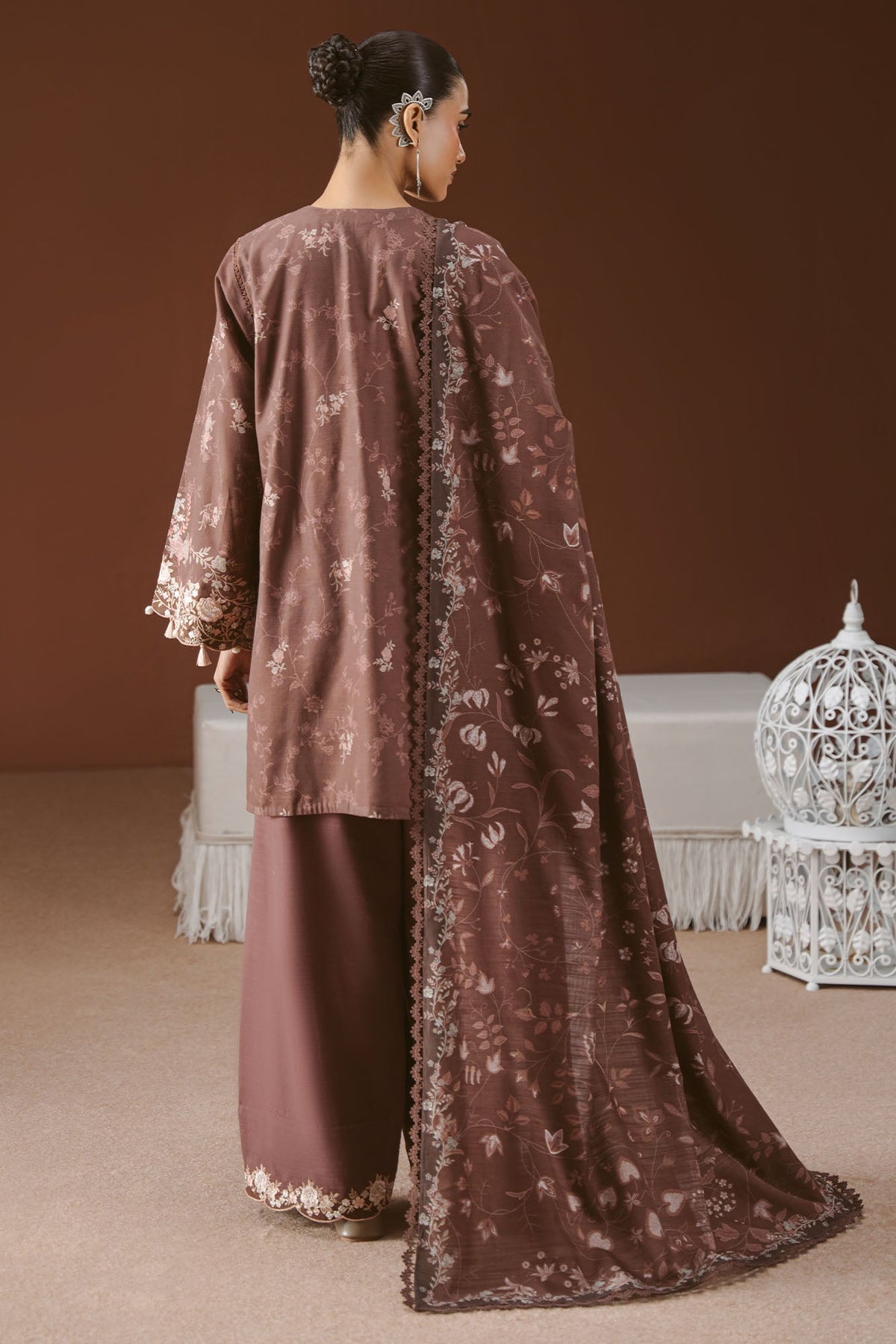 SHADOW TALE-3PC KHADDAR PRINTED SUIT