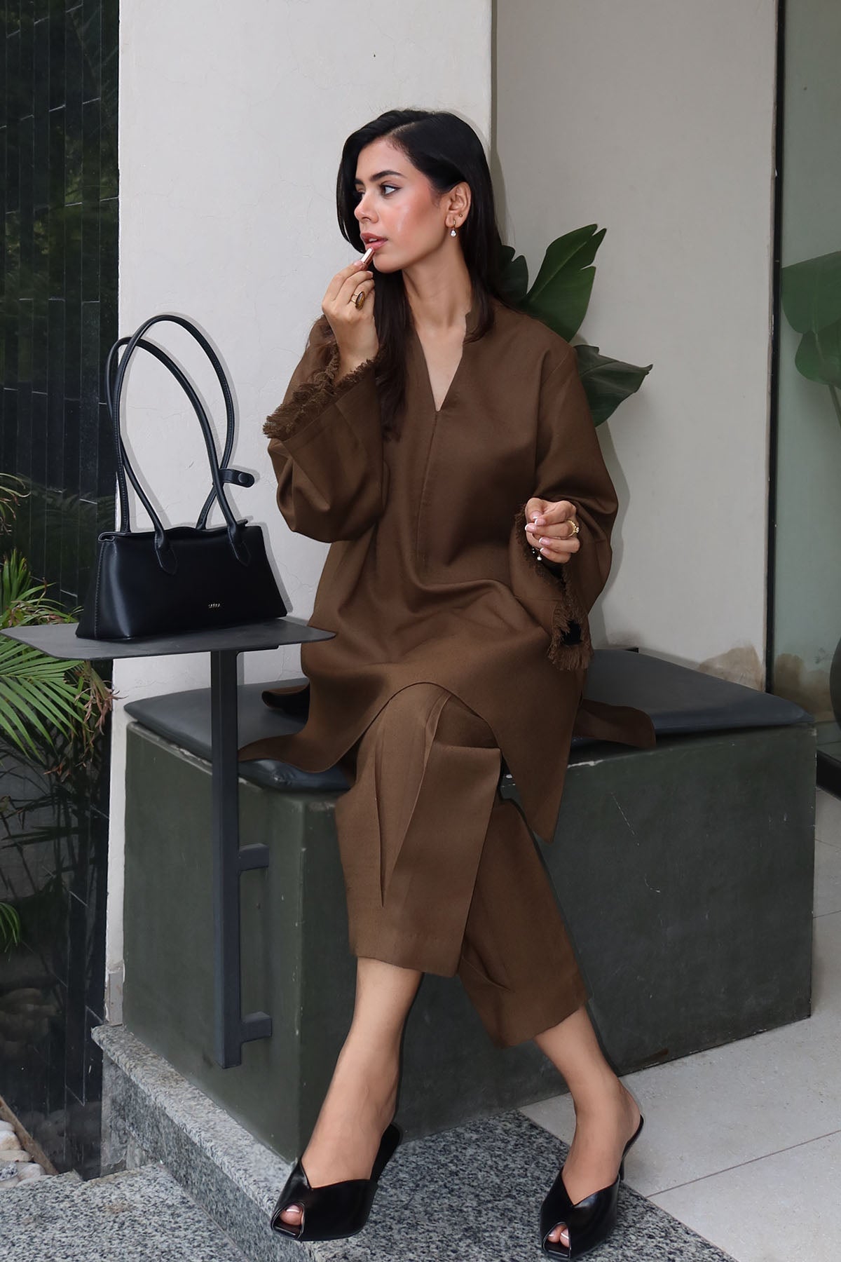 Khaki - 2 Piece Karandi RTW