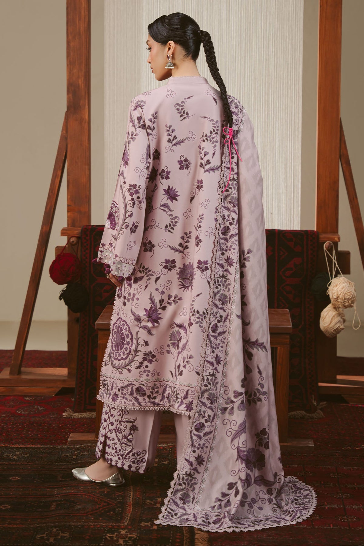 VIOLET MIST- 3PC MARINA PRINTED SUIT