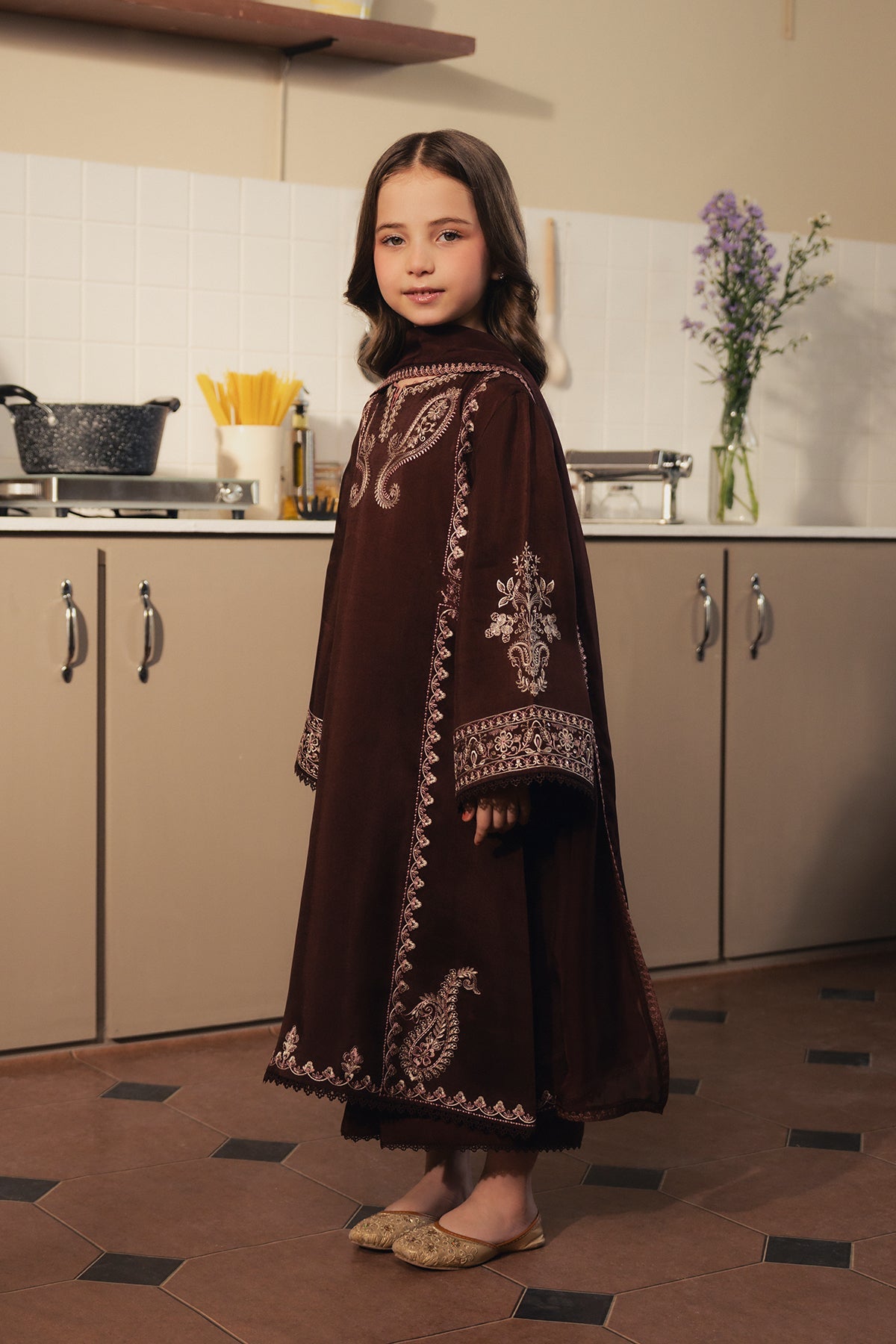 Toffee - 3 Piece Silk