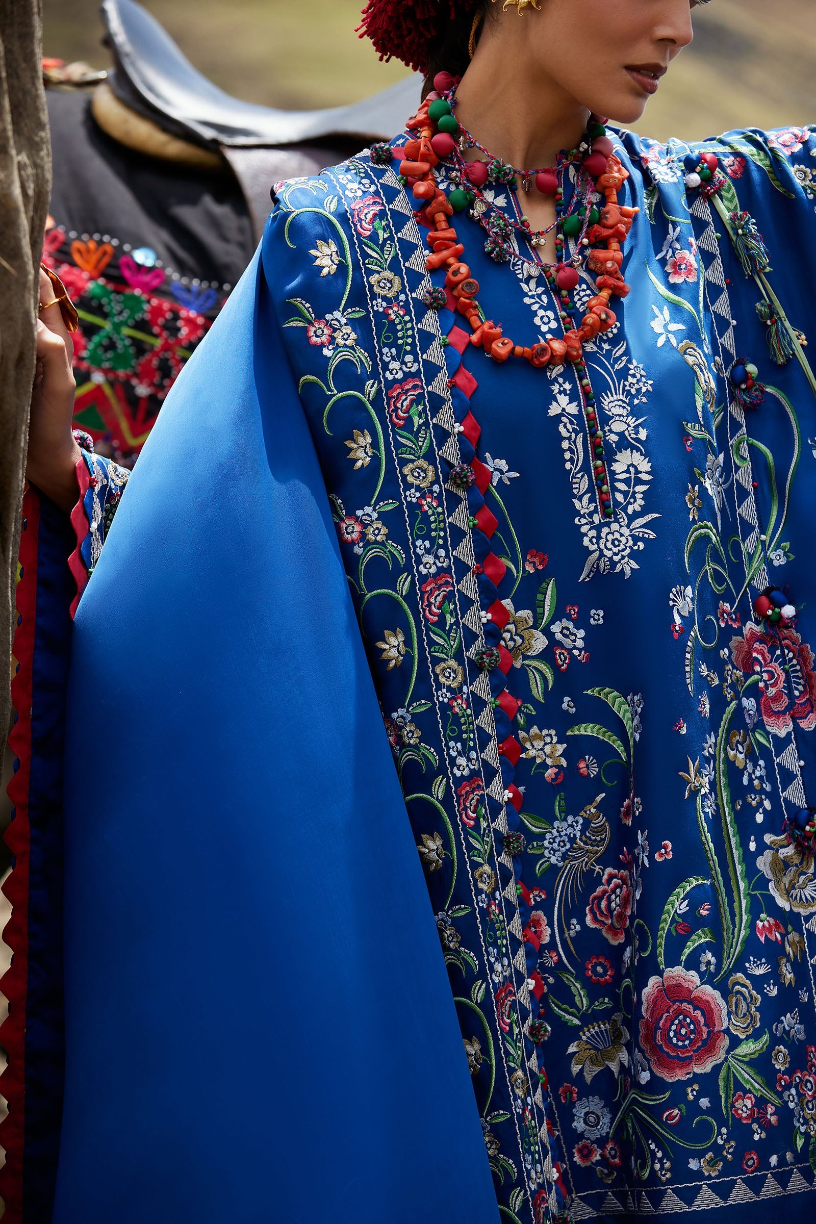 Embroidered Zari Lawn Shirt