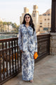 Hand-Embroidered Cotton Jacquard Kurta