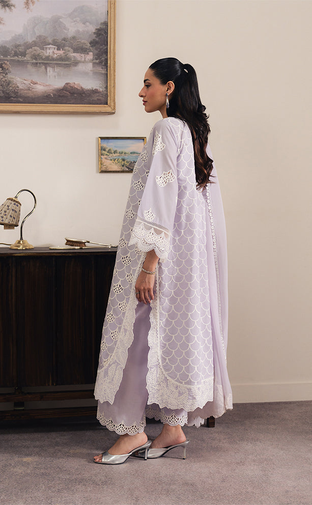 2 Piece Embroidered Dobby Lawn Suit