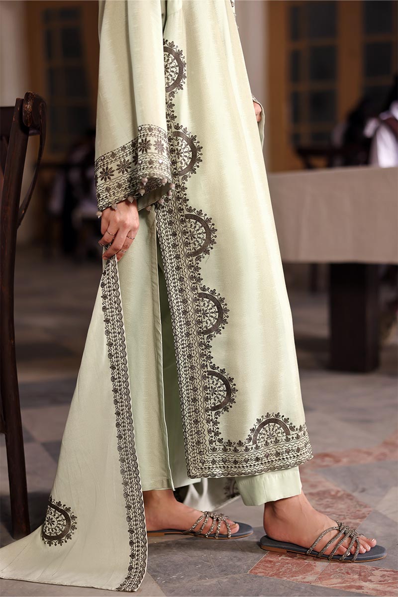 BASIL HUES-3PC MARINA EMBROIDERED SUIT