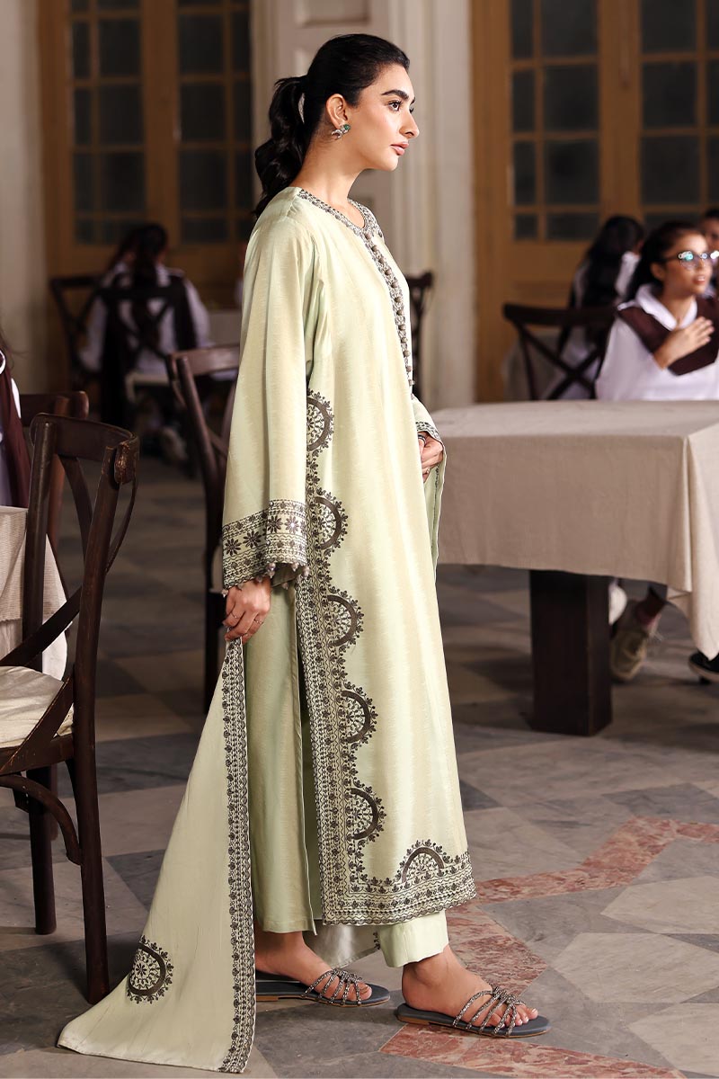 BASIL HUES-3PC MARINA EMBROIDERED SUIT