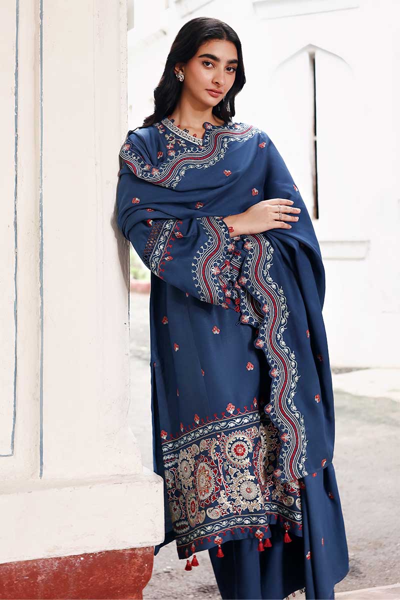 MOONLIT GARDEN-3PC MARINA EMBROIDERED SUIT