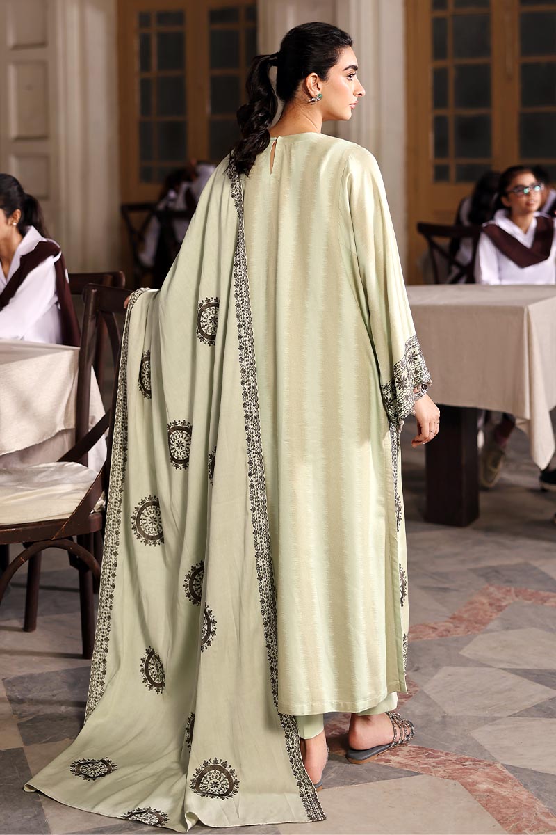 BASIL HUES-3PC MARINA EMBROIDERED SUIT