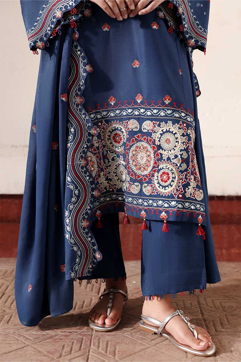 MOONLIT GARDEN-3PC MARINA EMBROIDERED SUIT