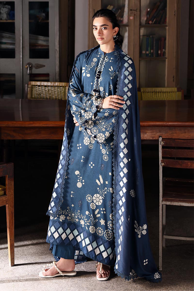 DREAMY DUNE-3PC LINEN PRINTED SUIT