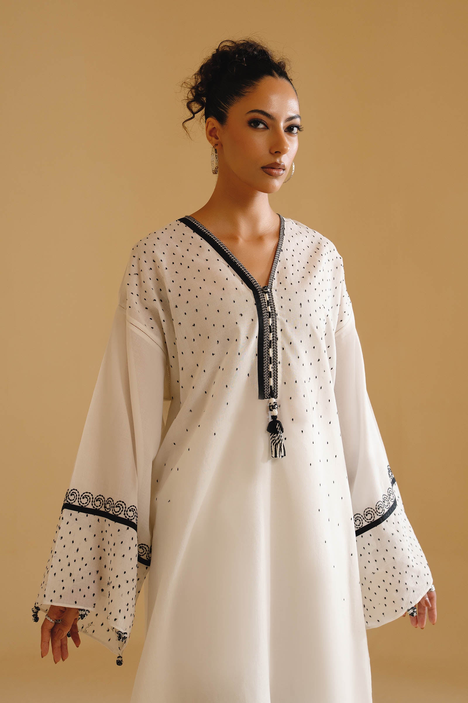 2 Piece - Embroidered Dobby Suit