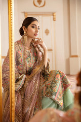 EMBROIDERED NET CH07-01 UNSTITCHED