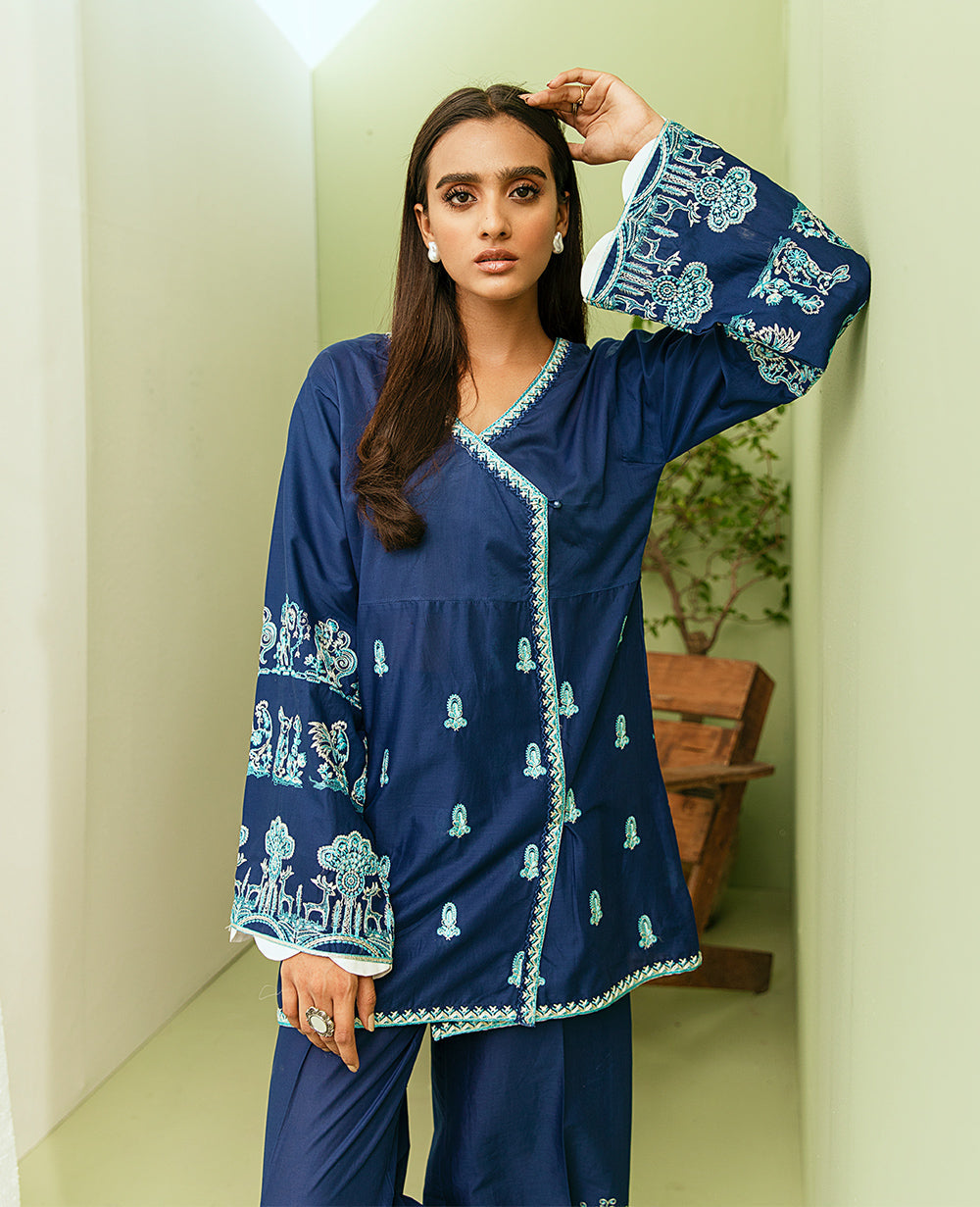 Embellished Lamee Trousers  (As Shown)