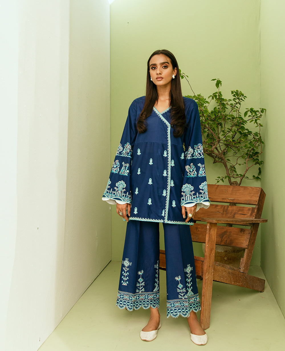 Embellished Lamee Trousers  (As Shown)