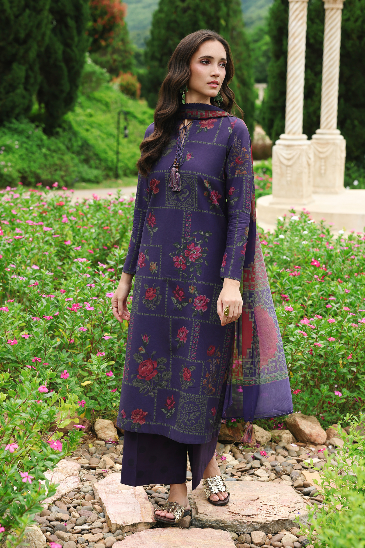 DIGITAL PRINTED LAWN USE-9399