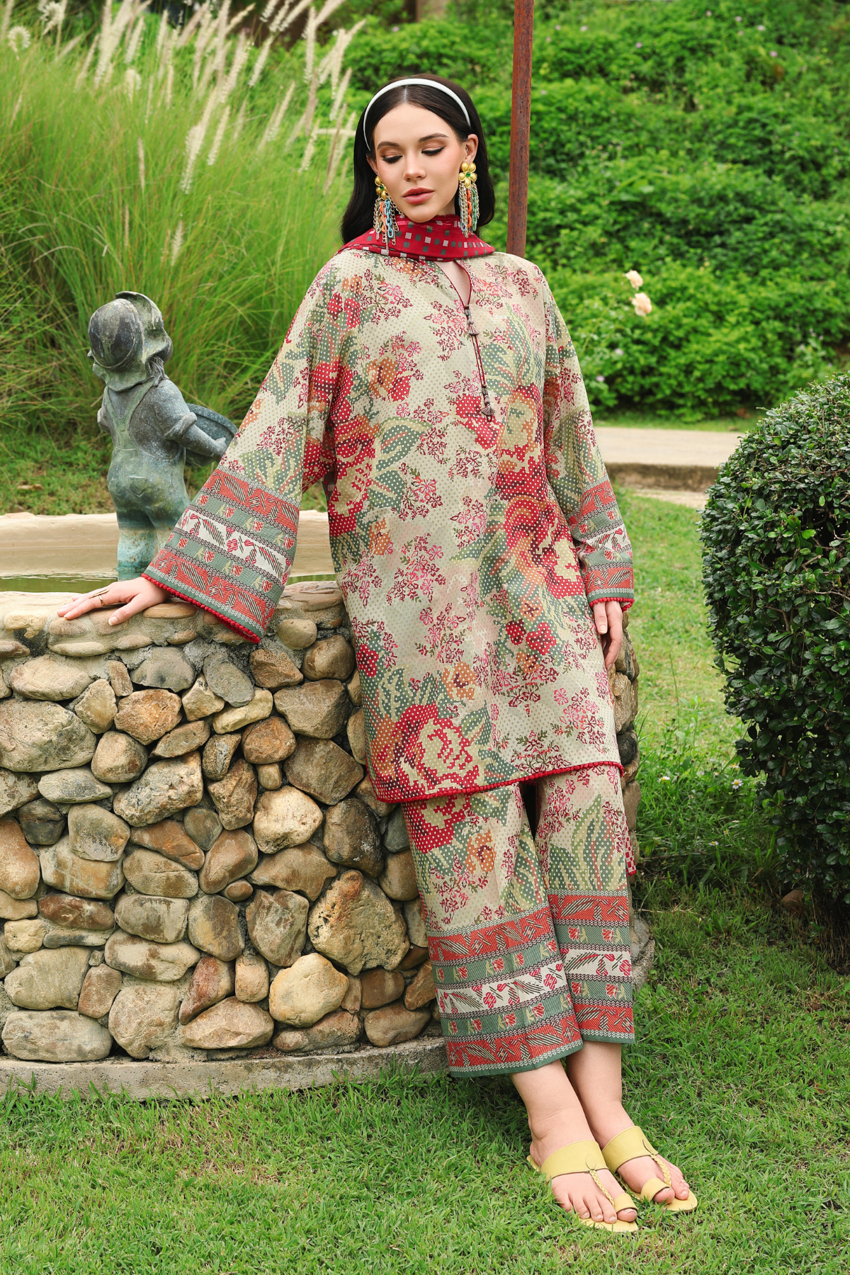 DIGITAL PRINTED LAWN USE-9402
