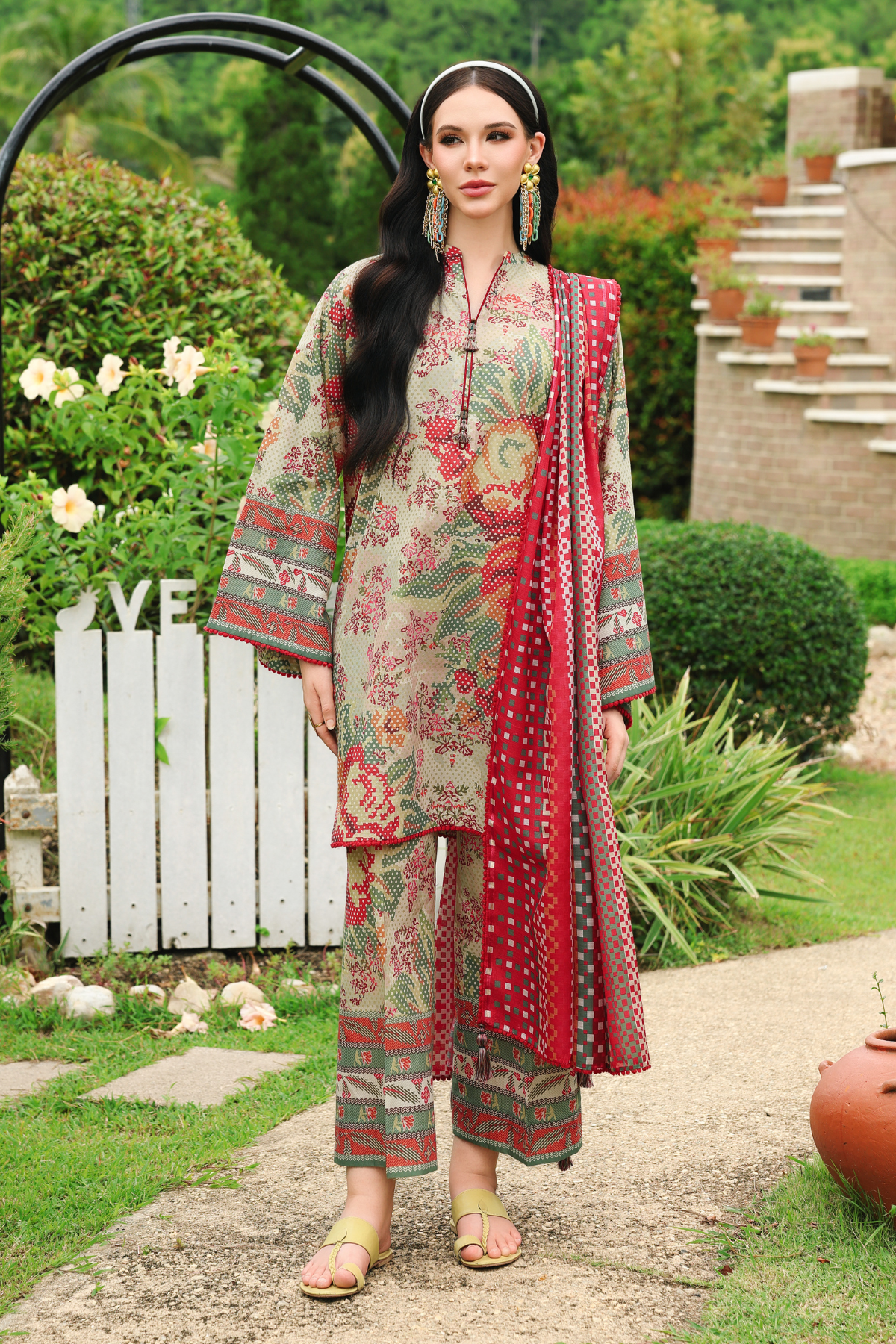DIGITAL PRINTED LAWN USE-9402