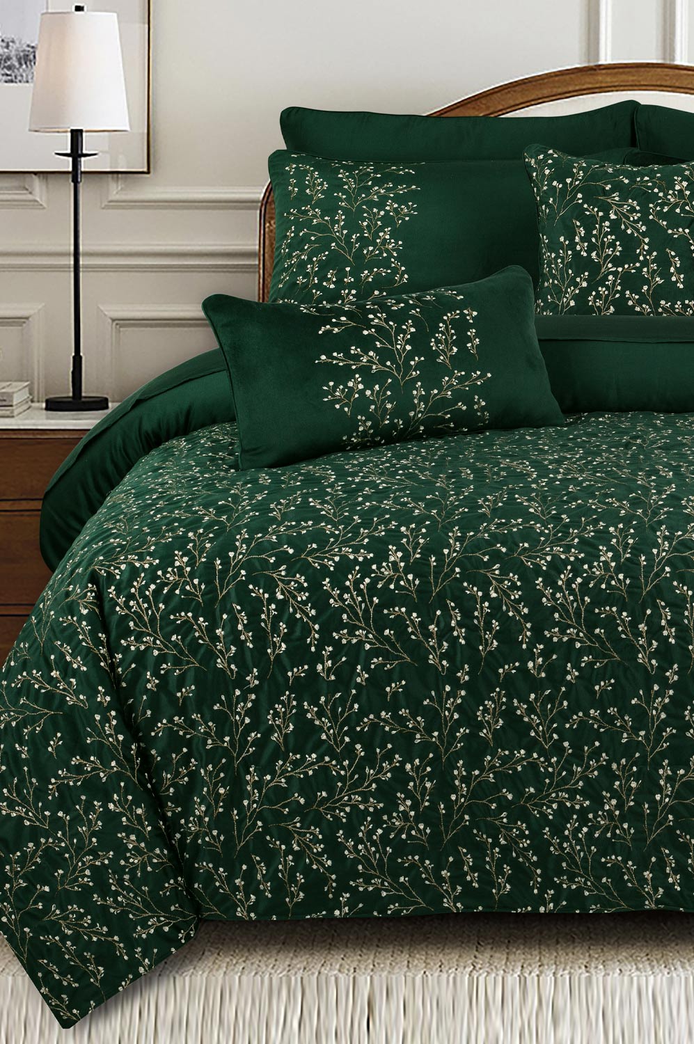 Vb-011 Velvet Complete Bed Set