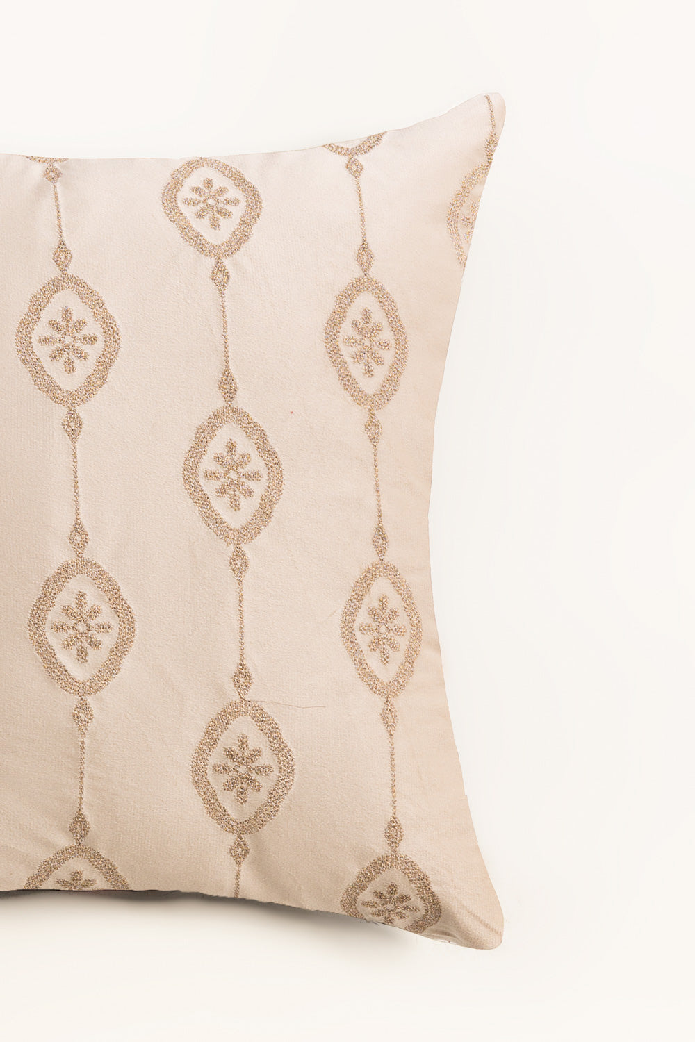 Velvet Embroidered Cushion Cover