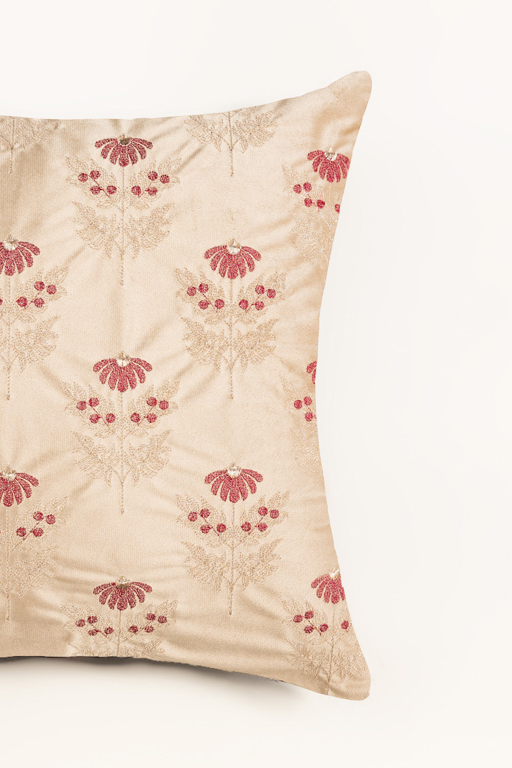 VEC -26-22 Velvet Embroidered Cushion Cover