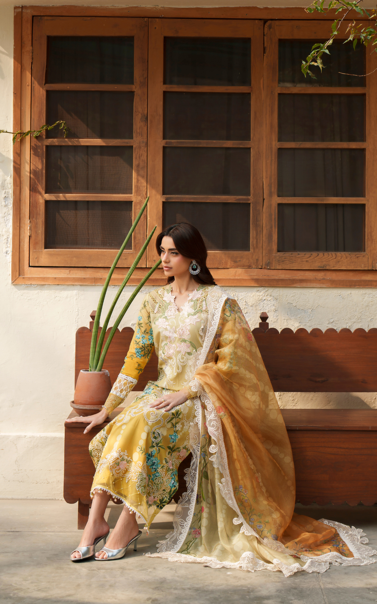 Sovereign Lace VUL26-02 | 3pcs Embroidered Stitched Summer
