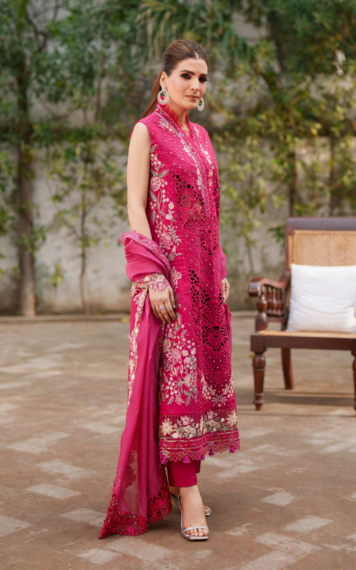 Ethereal Echo VUL26-07 | 3pcs Embroidered Stitched Summer