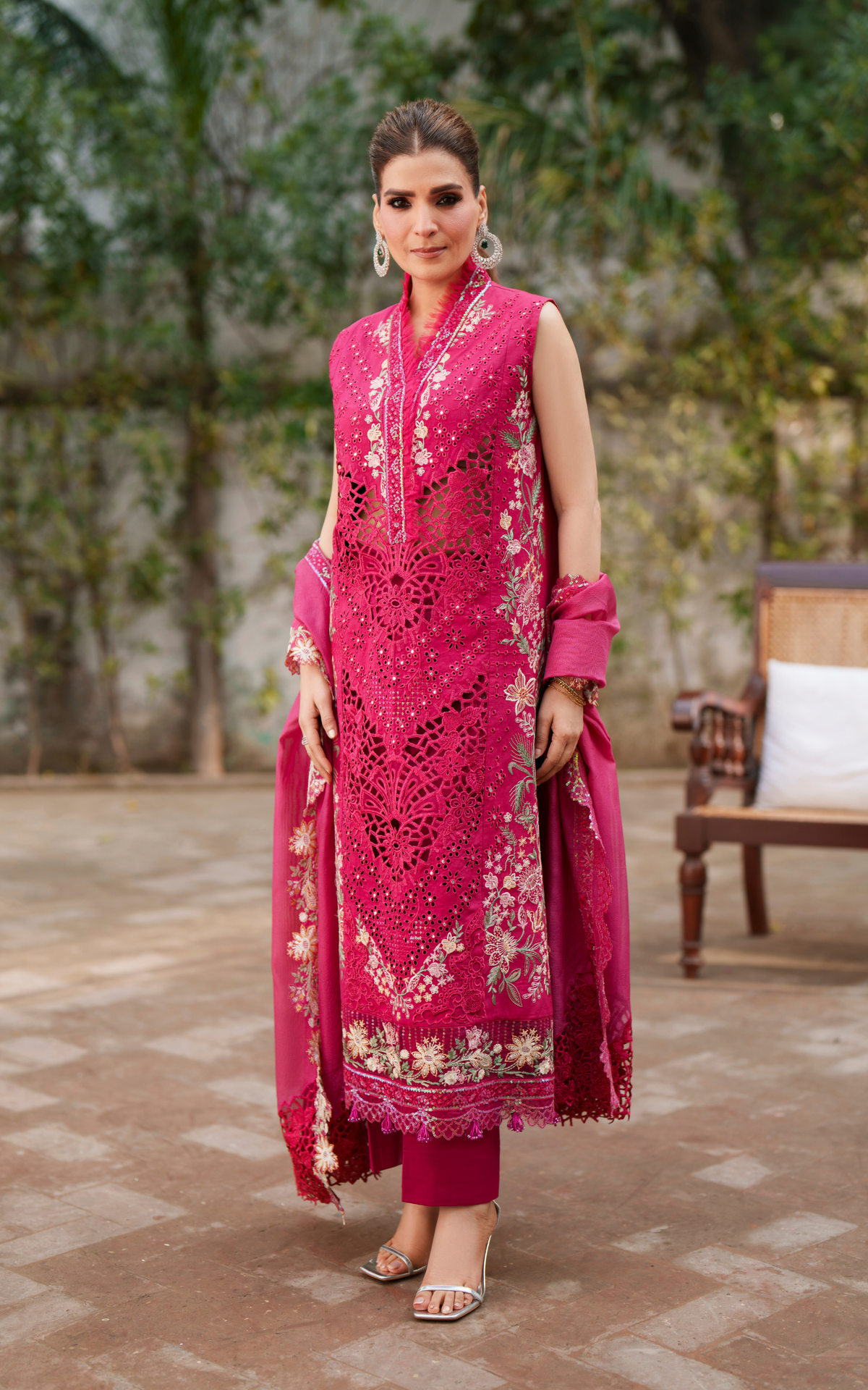 Ethereal Echo VUL26-07 | 3pcs Embroidered Stitched Summer