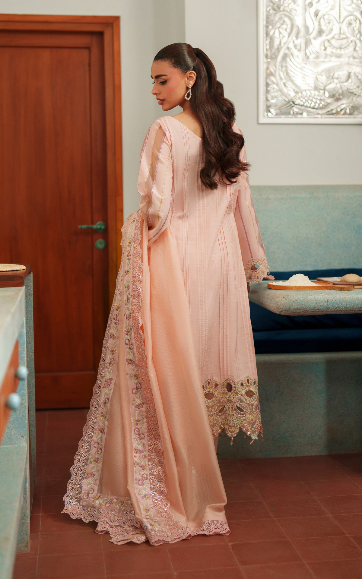 Crimson Courage VUL26-08 | 3pcs Embroidered Stitched Summer