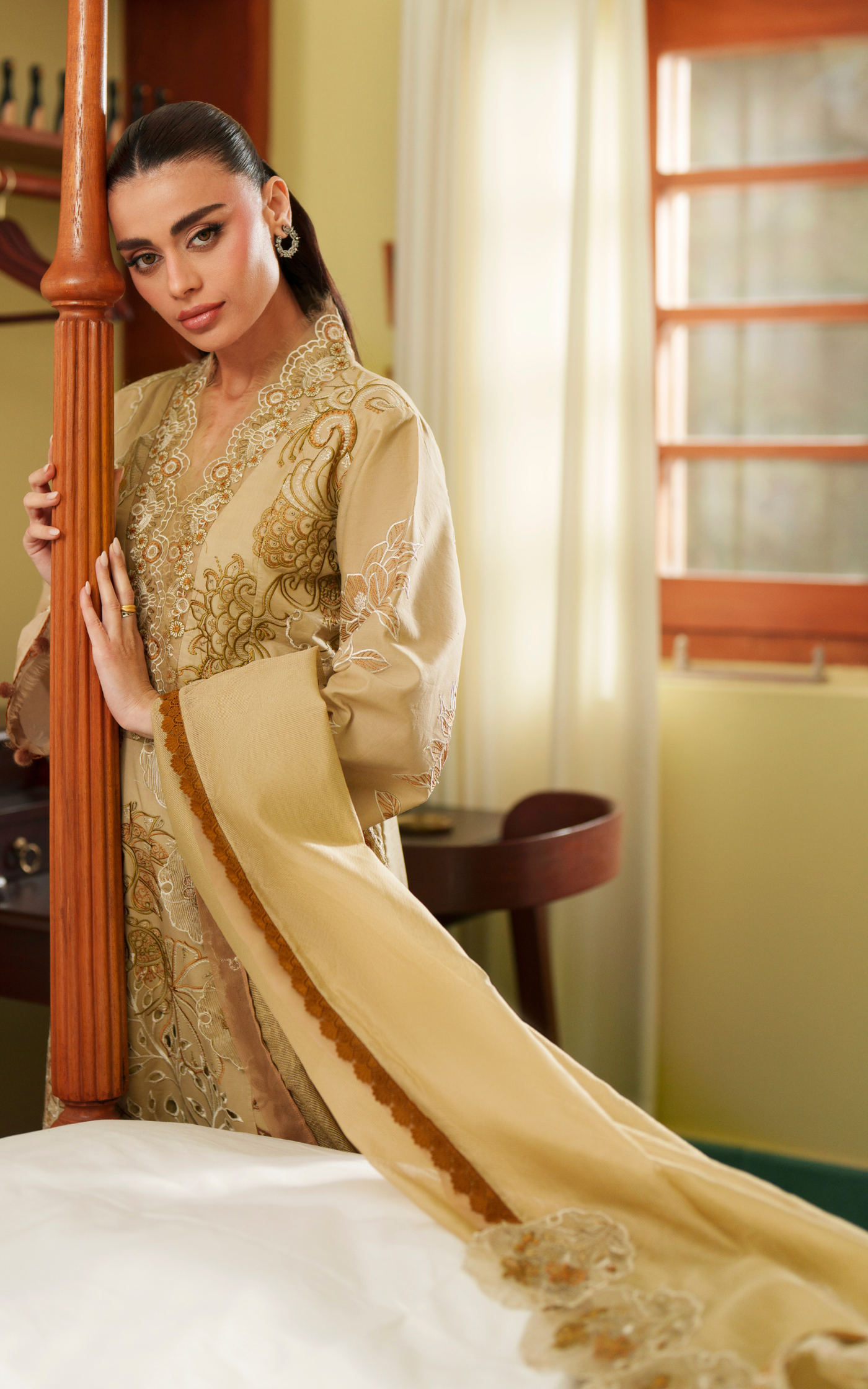 Urban Serenity VUL26-09 | 3pcs Embroidered Stitched Summer