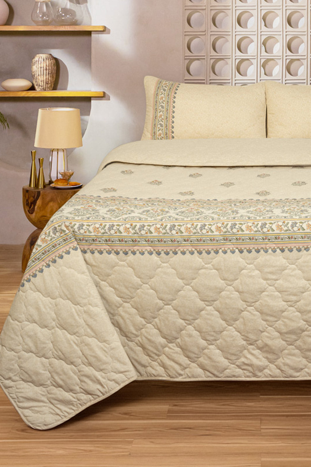 Victorian Bloom Bed Throw