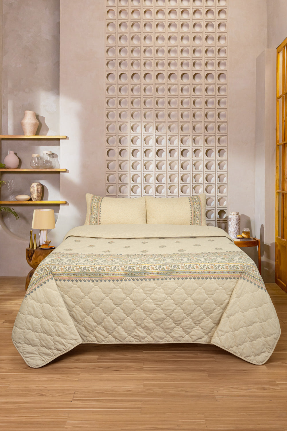 Victorian Bloom Bed Throw