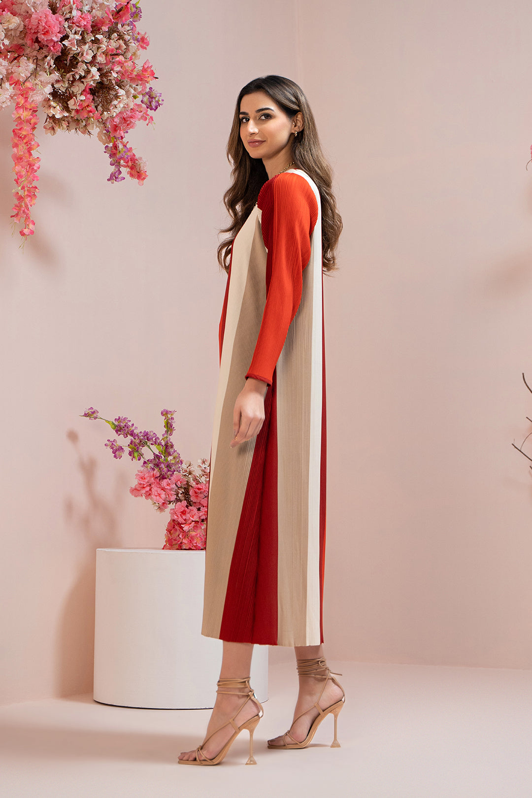 Samil Pleated Dress