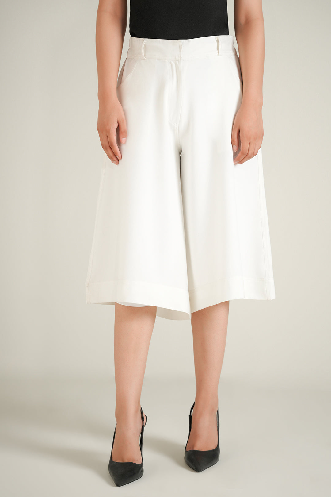White culottes