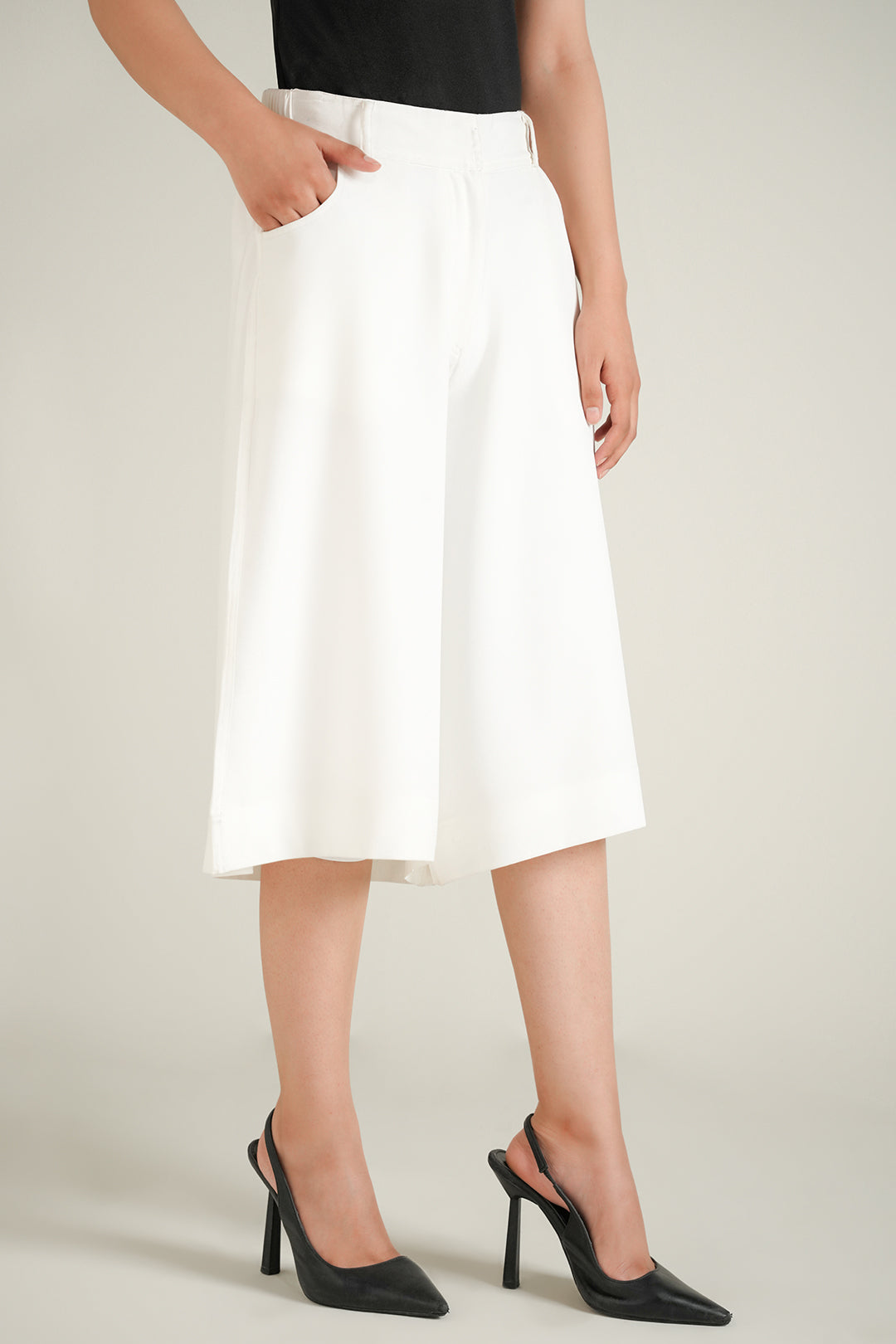White culottes