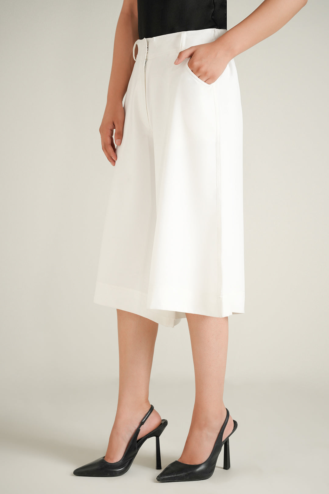 White culottes