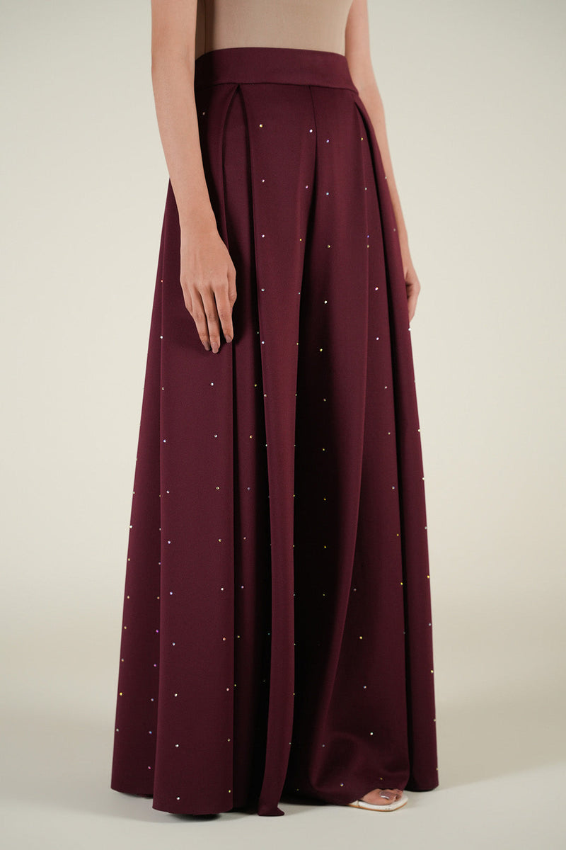 Gulban Crop Top Saree 2pc