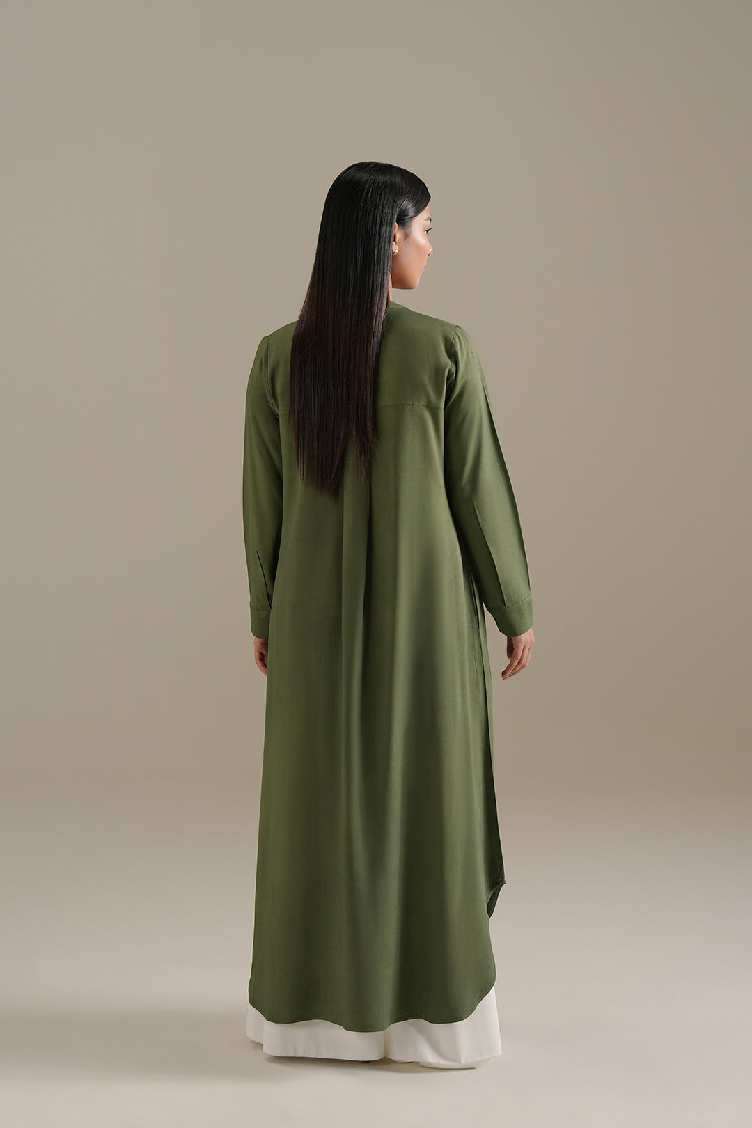 Evelia Long Button Down