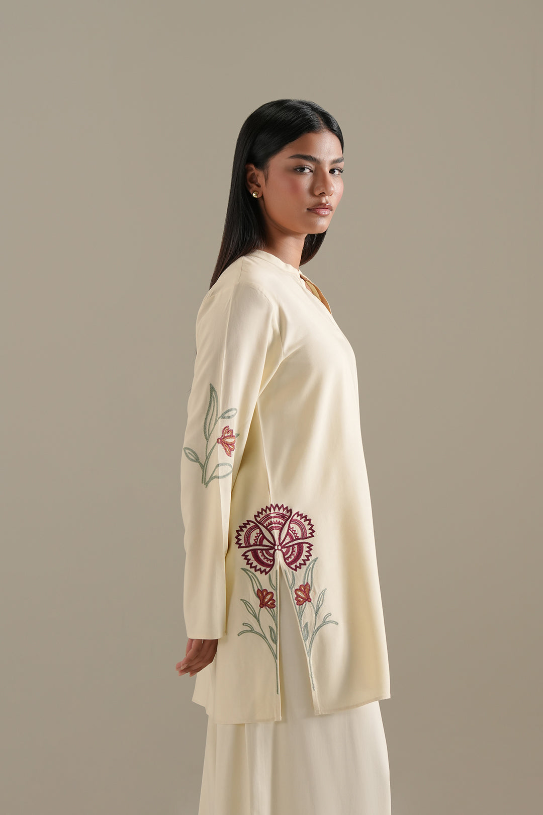 Ivory Bloom Top