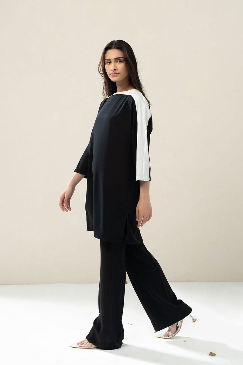 Black & White Color Block