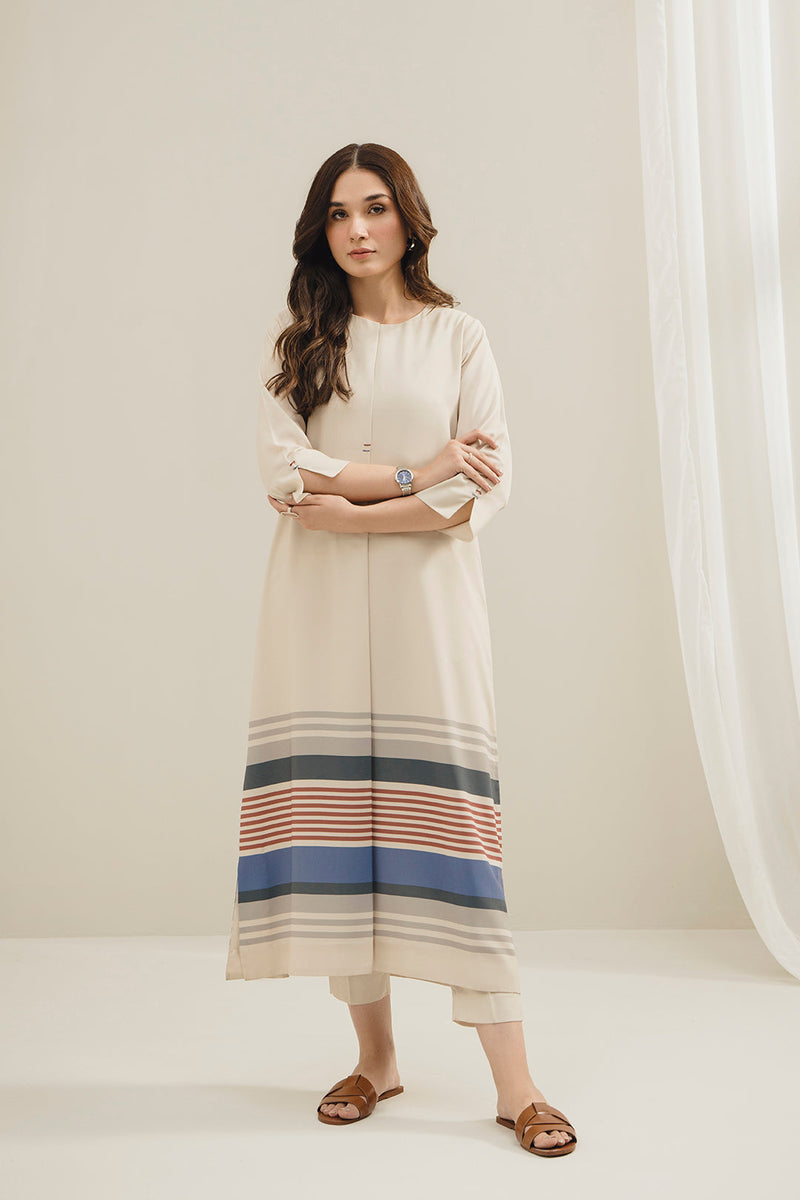 Ivory Pleat Dress