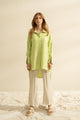 Green Button Down