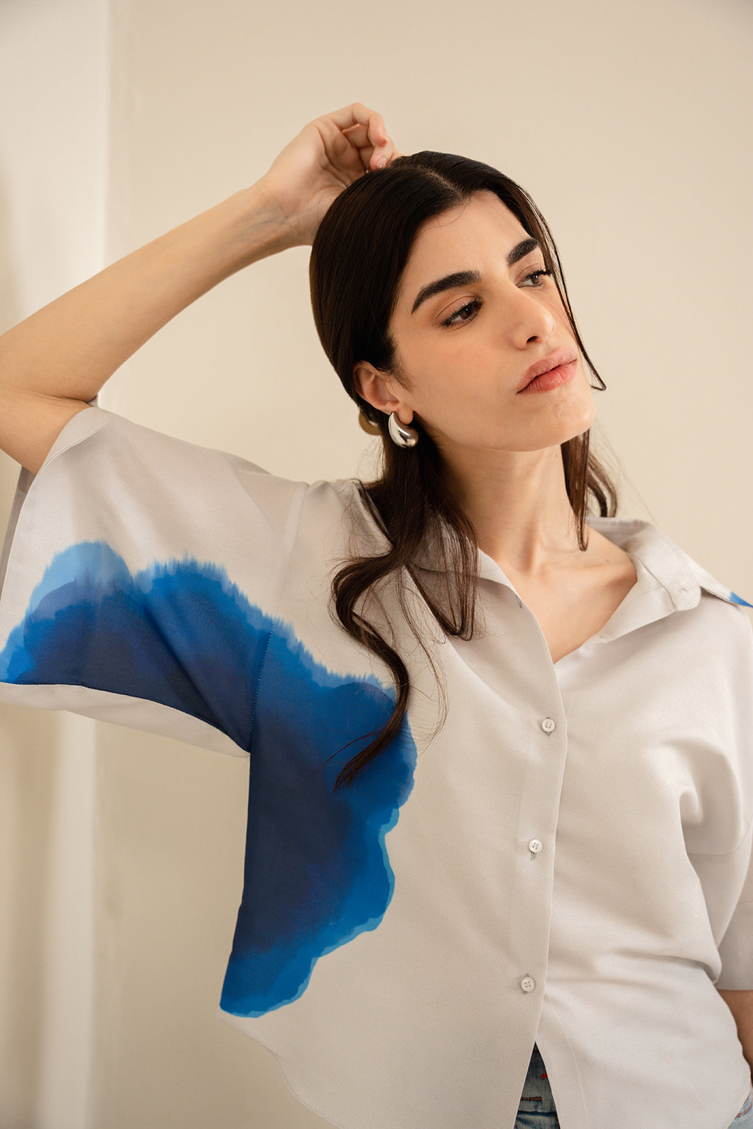Ink Blotch Button Down