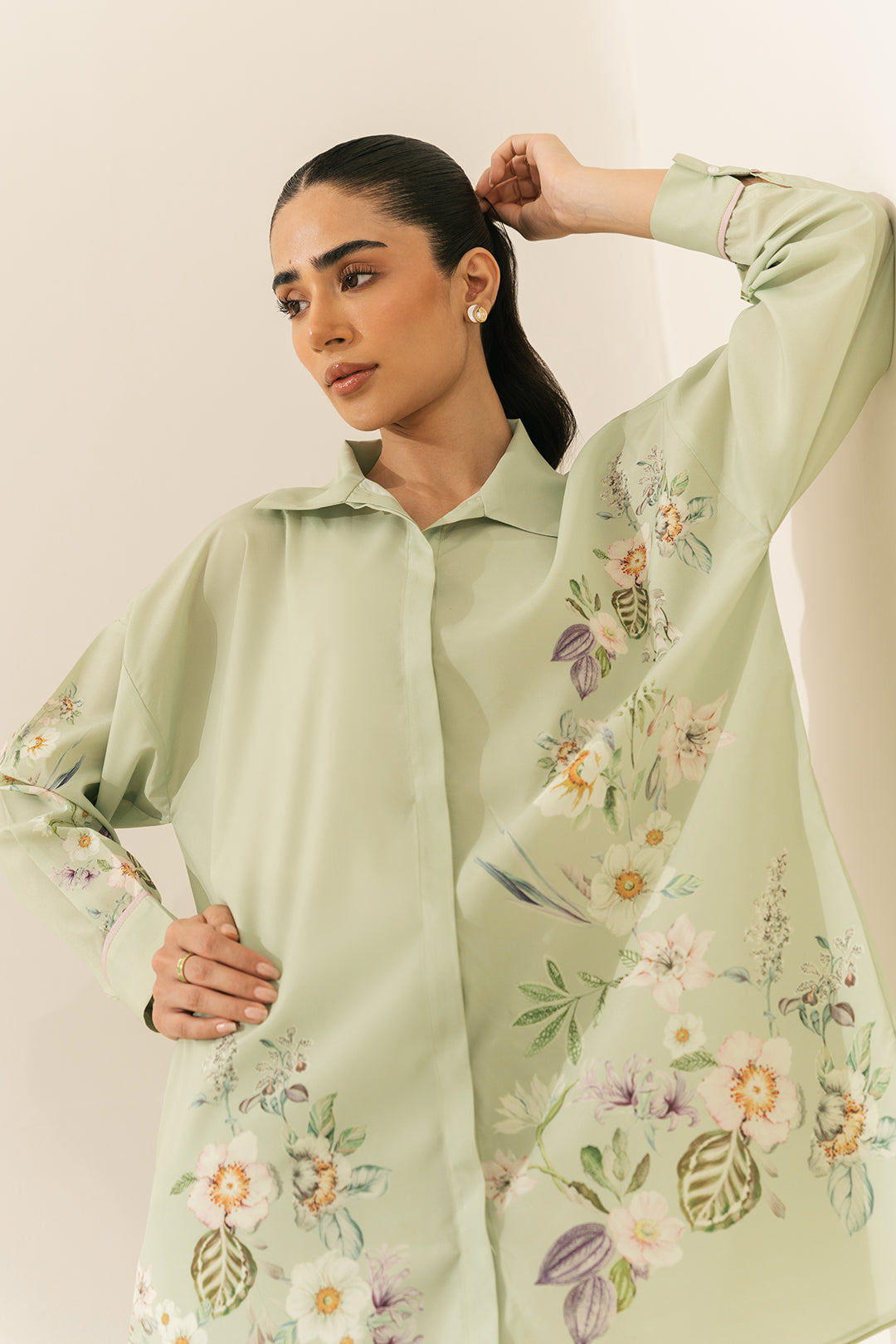 Ashwal Button Up Top