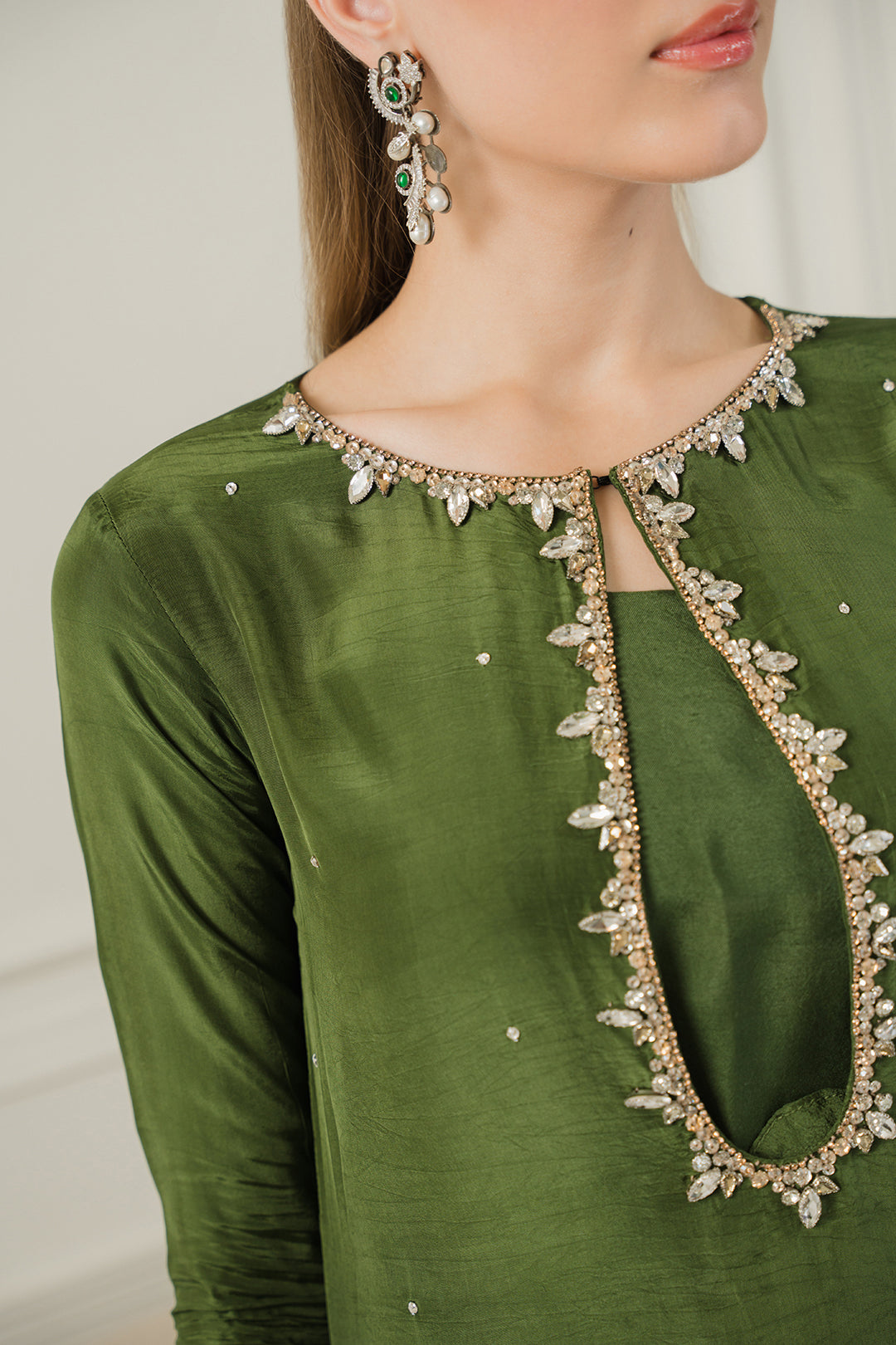 3 Piece Embroidered Lawn Suit with Borders and Printed Chiffon Dupatta
