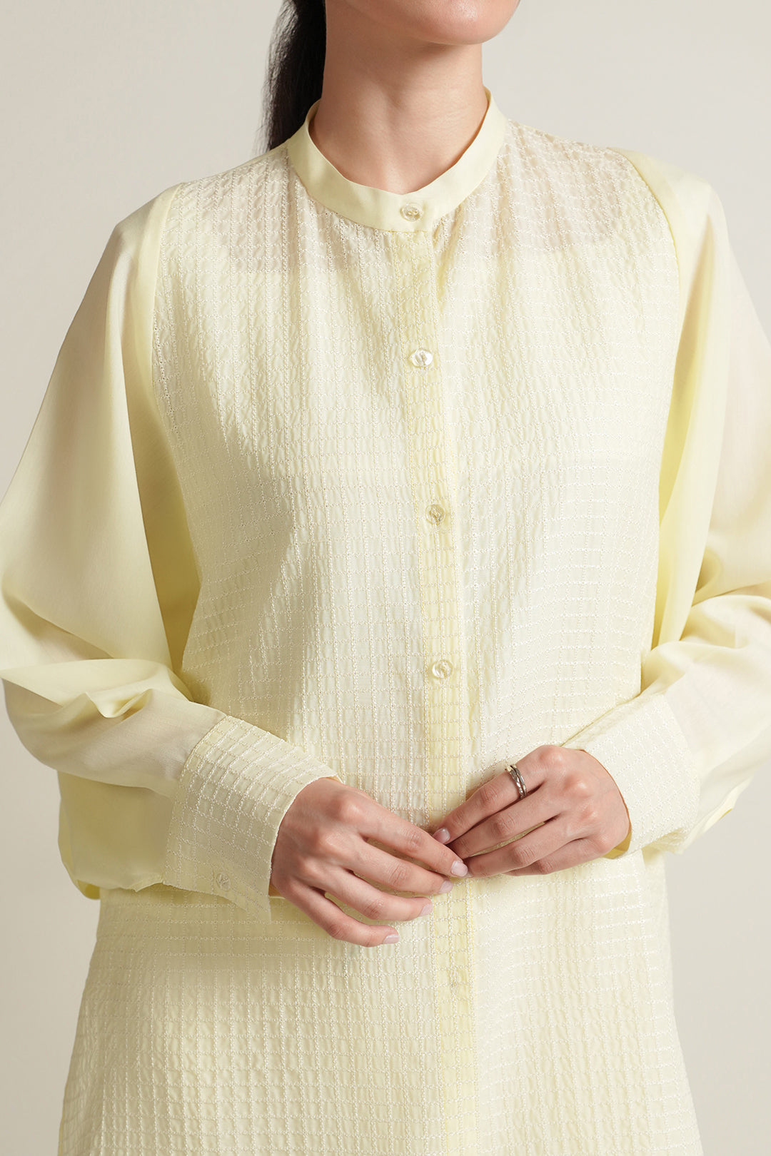 Butter Yellow Button Down