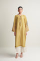 3 Piece Embroidered Raw Silk Suit