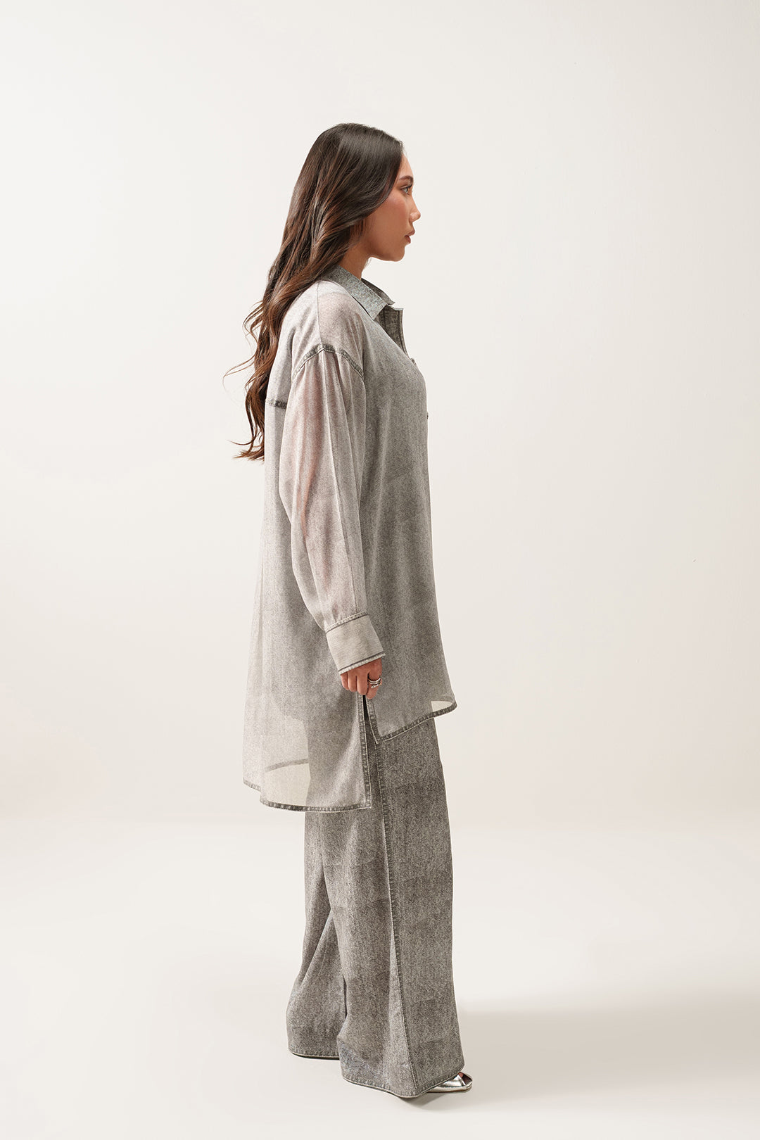 Amora Blush Shirt And Dupatta