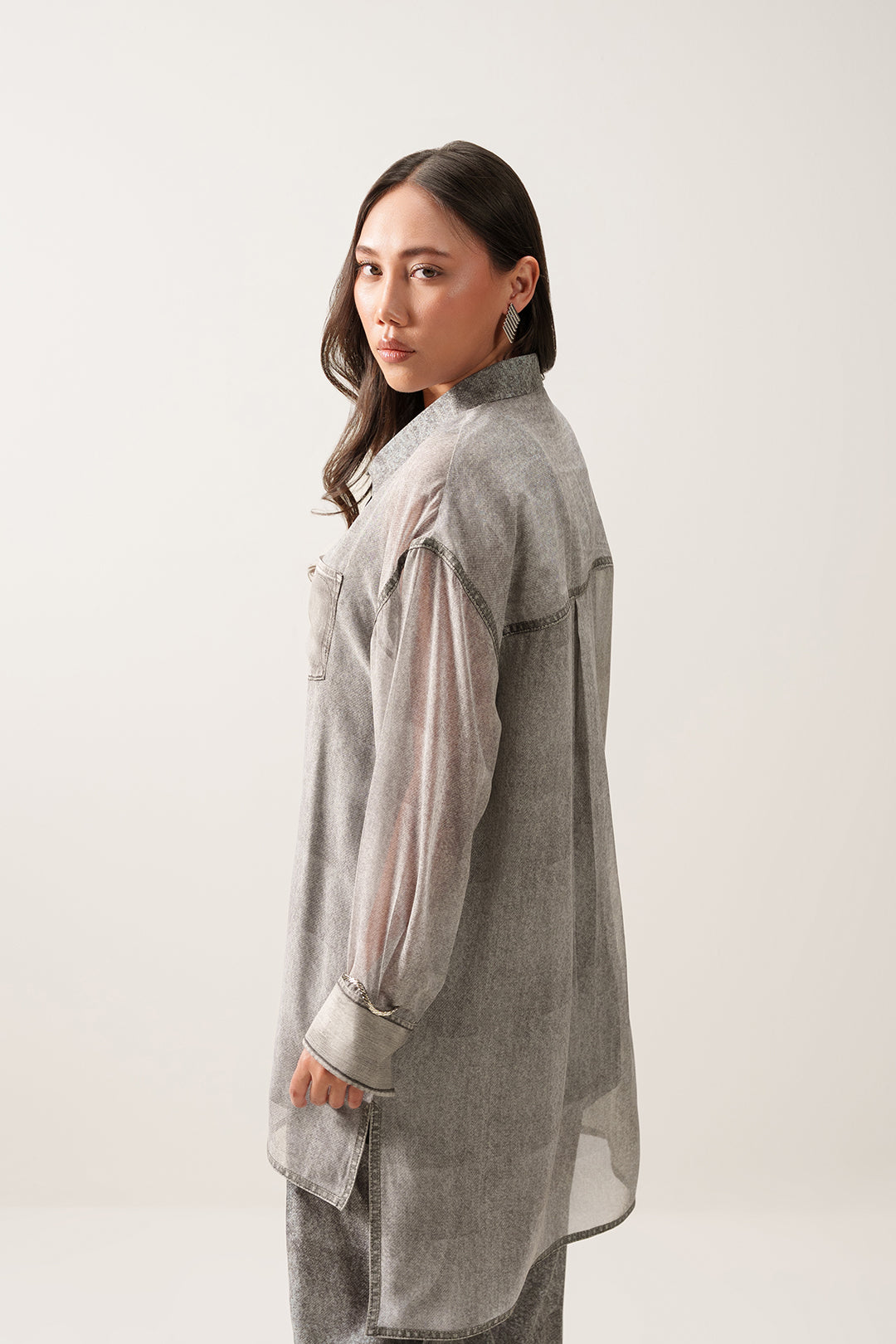 Amora Blush Shirt And Dupatta