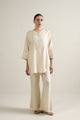 Cream Asymmetric Top