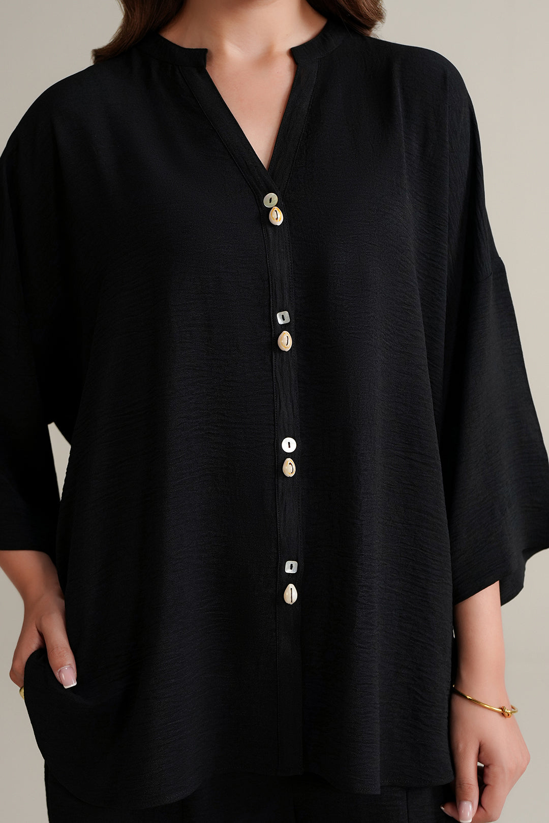 Black Shell Top