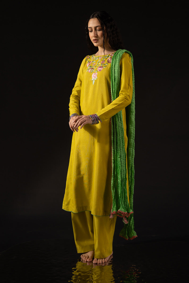 Embroidered Dreams 3-Piece Suit